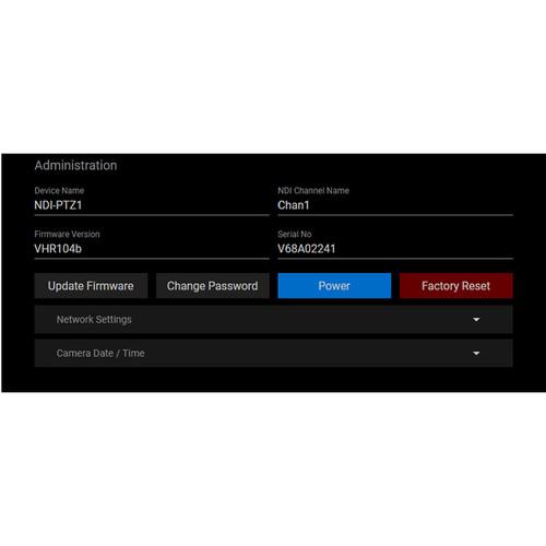 NewTek NDI|HX Upgrade for PTZOptics Cameras